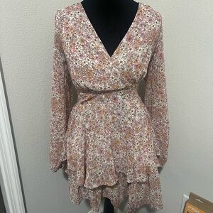 Floral Long Sleeve Dress